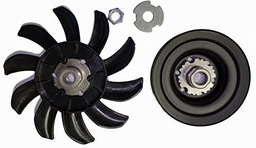 Toro Genuine OEM (Fits Exmark) Hydro-Gear 135-7349 (HYG 72979) Fan and Pulley Kit Timecutter and Exmark Quest Z-Turn Riding Mowers