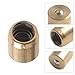 Reusable Oil Injector for Industrial Equipment, Copper Oil Cup with Straight-Through Pressure Injection Design, Brass Grease Nipple Lubrication Fitting for Machinery（6x6mm）