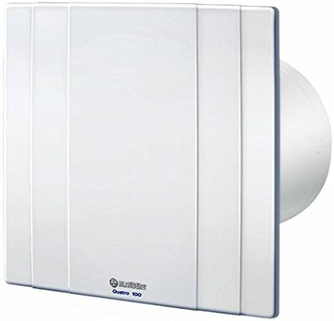 Blauberg UK Quatro - 4" 100 mm Bathroom or Kitchen Extractor Fan with Humidity Sensor