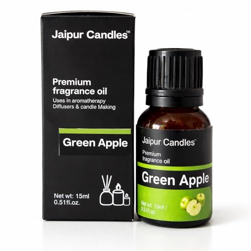 Image of Fragrance Oil | 15 ml | Aroma Oil for Home Fragrance | Best for Aromatherapy | Use in Diffusers, Candles, Air Fresheners (15ML, Green Apple)