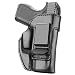 Handmade Leather IWB Holster for Glock 43/ 43X/ 43X MOS, Inside Waistband Concealed Carry, Right Hand, Full Grain Leather Custom Made Holster