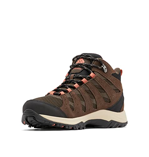 Columbia Women's Redmond 3 Mid WP waterproof mid rise hiking boots, Brown (Cordovan x Dark Coral), 3 UK - Image 14