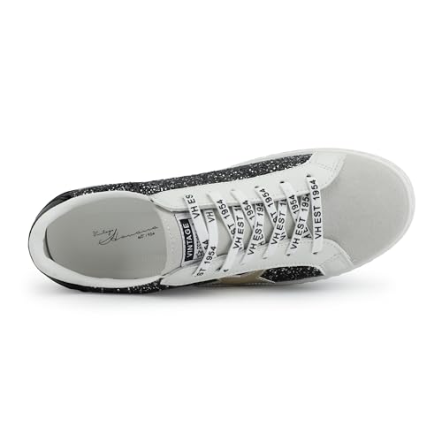 Image of VINTAGE HAVANA Women's Fashion Sneakers | Casual Lace up Low Top Tennis Shoes | Cute Trendy Dressy Sneakers