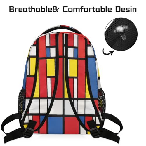 Mochila para estudiantes universitarios con compartimento seguro para portátil 15.6 4