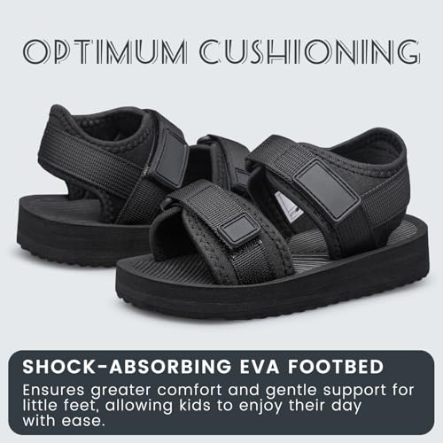 Image of BNV Toddler Little Kid Sandals Boys Girls Adjustable Strap Open-Toe Summer Outdoor Unisex Child Sport Beach Sandals(Toddler /Little Kid /Big Kid)
