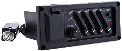 D'Luca4 Band EQ Pre-Amp Pickup with Volume Control for Acoustic Guitars Complete Kit