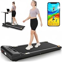 FUNMILY Walking Pad Treadmill Under Desk, 2.5HP Small Treadmill for Home/Office, 2026 Upgrade 3-in-1 Mini Treadmills with App, Remote Control, LED Display, 300 LBCapacity