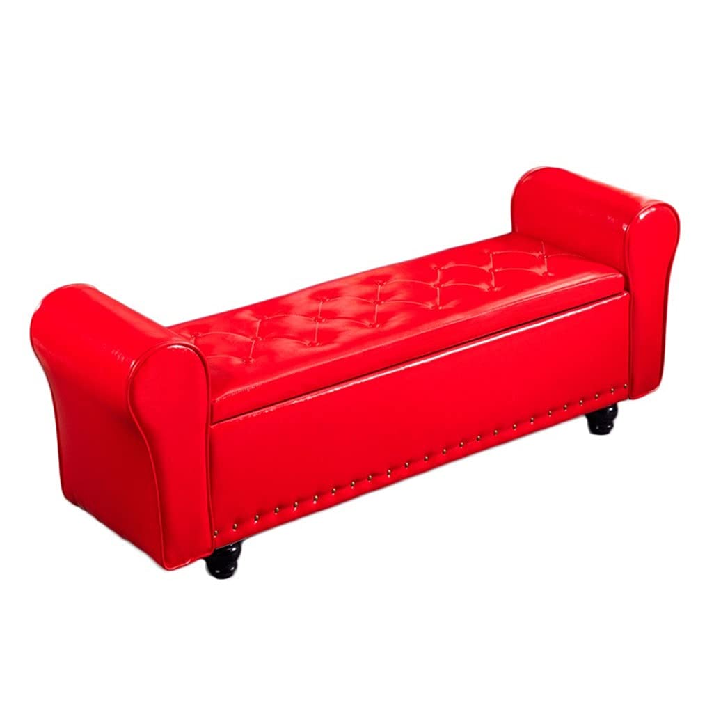 Repose-pieds de rangement ottoman et pouf pliable pour salon et chambre