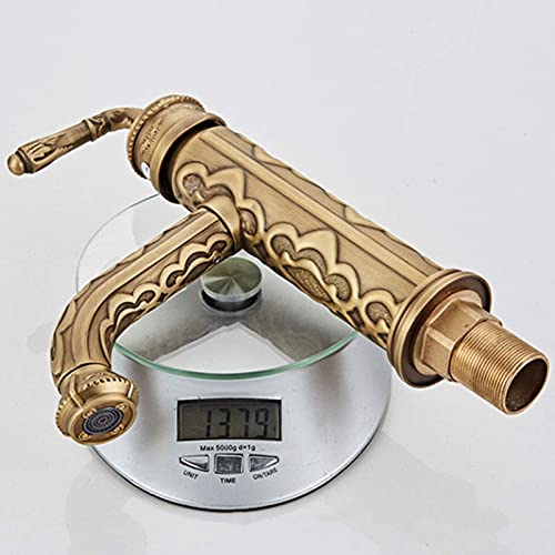 Mitigeur d'évier en laiton chic avec bec pivotant à 360° - 8