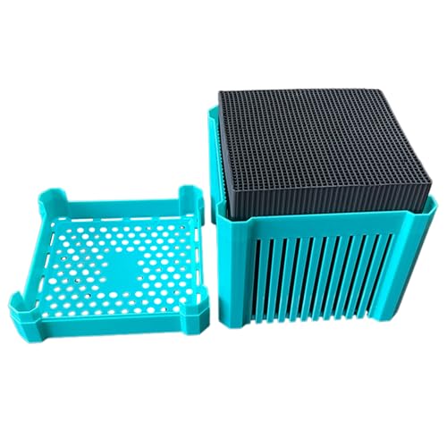 Acuario Carbón Activado, de Filtro de Acuario, Acuario Accesorios Con Ayuda De Filtro De Esterilización Para Agua Dulce Y Salada