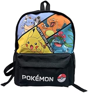 Pokemon Backpack | Pokemon Rucksack | Back to School | Kids School Bag | Backpack for Boys and Girls | Pokemon Stationery