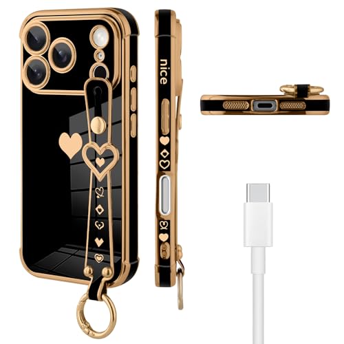 Coque iPhone 17 Pro avec dragonne et support de visionnage intégré - 5