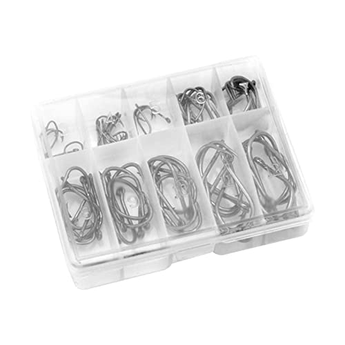 ダブルフック セット 徳用 マルチサイズ 釣り針 根がかり対策 ルアー交換用 ソルト用 タコ釣り シーバス オフセットフックセット バス釣り ワームフック 釣り針 ワイドゲイプ 高靭性 太軸 ロックフィッシュ用 釣り用品海水釣りフック - 高炭素鋼川釣りフ