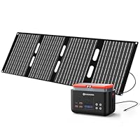 Centrale Elettrica Portatile TIWKICH 200W | 36000mAh 133Wh | Ricarica Solare E Presa CA 110V
