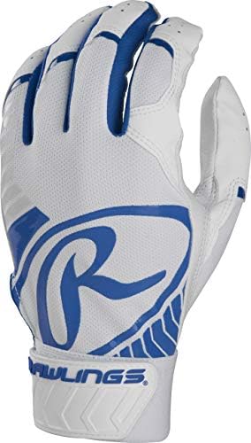Rawlings 5150 Adult Baseball Batting Gloves, Adult Large, Royal