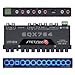 Stetsom EQX764-7 Band Equalizer, Pre-Amp Car Audio Graphic Equalizer with 4 Inputs (RCA & High) 6 Outputs, 10v Line Driver to Avoid Noise and Dedicated Sub Controls (Level & Frequency)