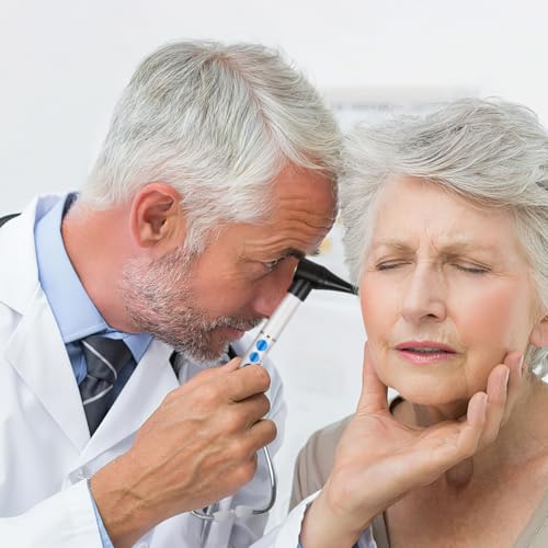 Healifty LED Ohr Diagnose Otoskop Ohr Pflege Lupe Penlight Taschenlampe Ohr Pflege Set ohne Batterie