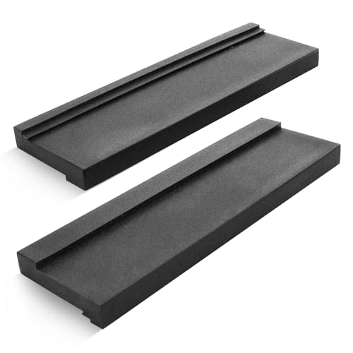 2 unidades de suelo de vinilo negro bateador para madera de bateo, herramientas universales para suelos con 3 bordes diferentes, para suelos laminados/vinilo en diseño de múltiples ranuras