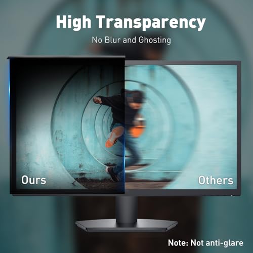 WVMNQO Privacy Screen for Computer Monitor 27 Inch, Hanging Type Computer Privacy Screen, High Transparency Blue Light Blocking Screen Protector Panel, Anti-UV Eye Protection, Not Anti Glare by WVMNQO - Image 6