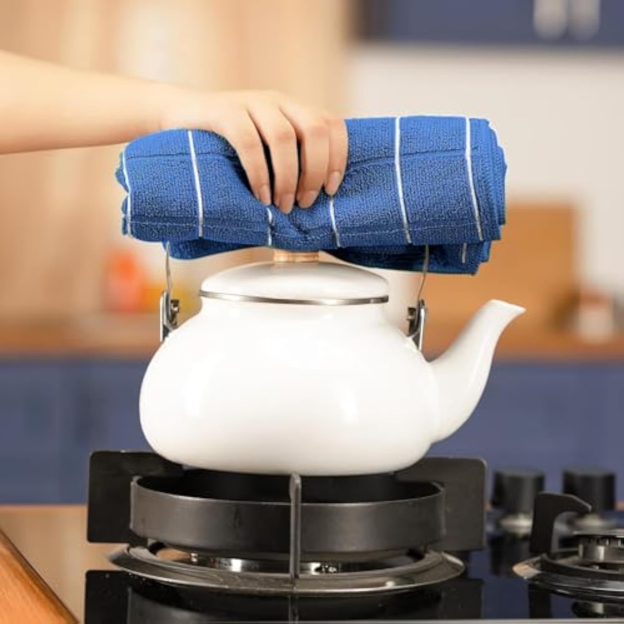 Super Absorbent Microfiber Kitchen Towels, Set of 2