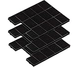 Kassettenkohlefilter - Ersatz-Kohlefilter für KF 17139 - Aktivkohlefilter für Amica-Dunstabzugshauben und Inselhauben IH 17115 E - auch für KH 17021 & KH 17127-28 x 23 x 10 cm - 3 Stück