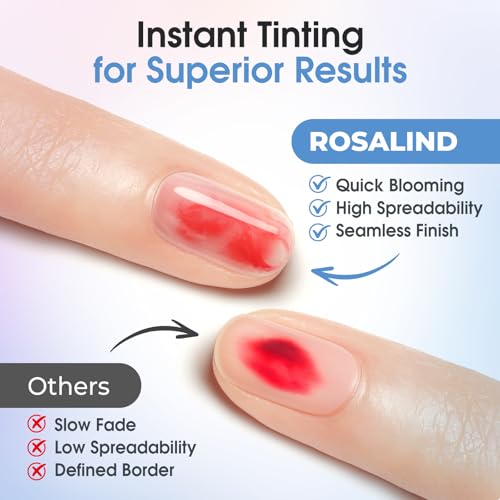 ROSALIND Blooming Gel Esmalte Semipermanente, Blooming Pintauñas Gel el Efecto de Esparcimiento para Decoración de Uñas - imagen 5