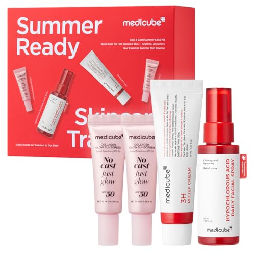 medicube Summer-Ready Skincare Travel Kit | Quick Cooling & Sooth...