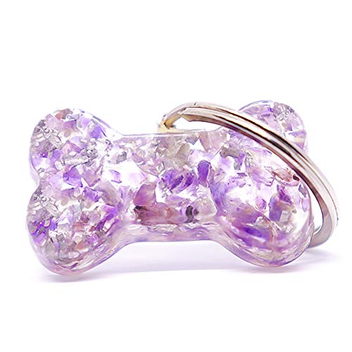 Ayana Wellness - Orgonite Dog Collar Charm – Calming Anti Anxiety Amethyst Pendant For Pets – Balance Your Dog’s Spiritual Energy #TOP25