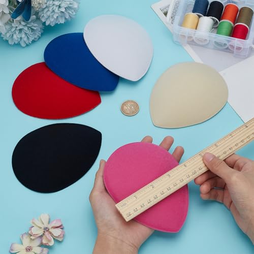 FINGERINSPIRE Lot De 6 Bases Chapeau Teardrop 10x12.7cm - 3 Couleurs EVA Pour Chapellerie Et Créations DIY