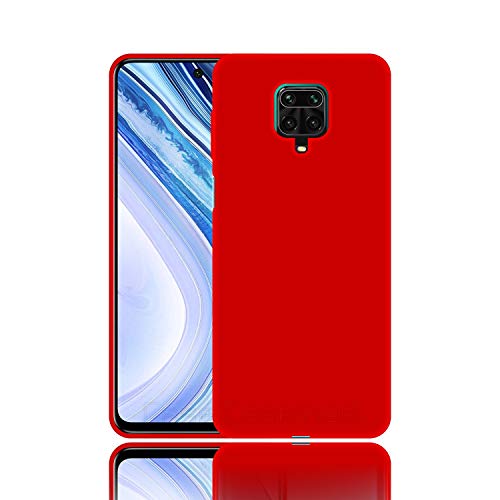 Image of Case Creation Luxurious OG Series for Poco M2 Pro Case Cover,Anti-Dirty Slim Case Frosted Matte Cute Candy TPU Raised Bezel (Splash of Color) Back Cover for Xiaomi POCOM2 Pro - Glamour Red