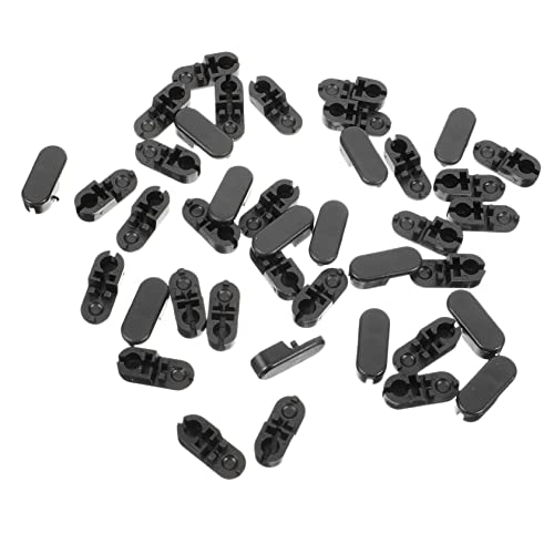 Cabilock Curtain Decor Bead Button Blind Accessories Black Vertical Blind Chain Connector Set