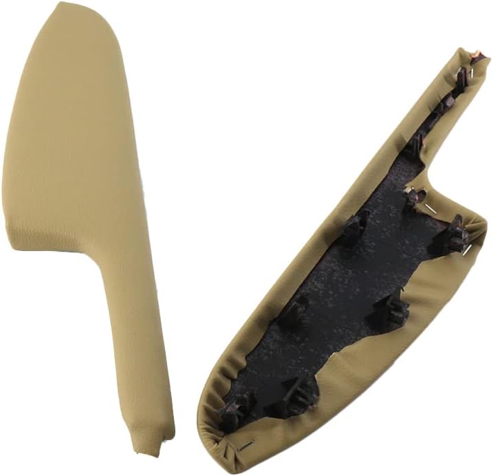 Automotive Door Armrest Panel Cover Trim, Black, Beige Door Armrest Panel Cover Trim, Compatible with Honda Accord 2013-2017, Left Driver Side/Right Passenger Side