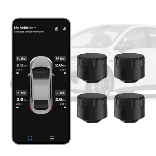 Easesuper Bluetooth TPMS for Cars, Motorcycles