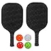 Changor Paddle, Double Sided Excellent Ultra Thin Racket Soft Balance for Sports
