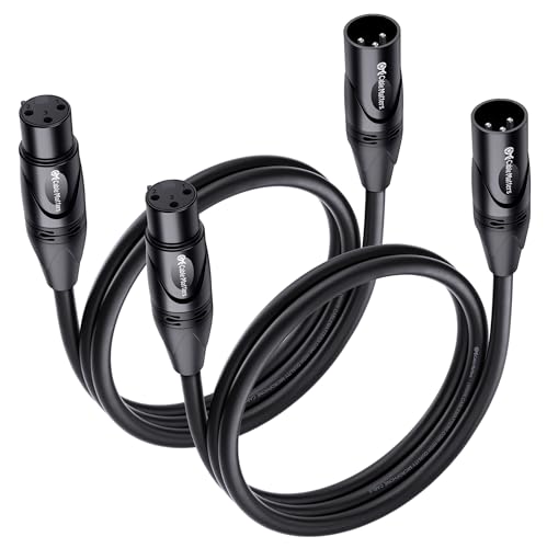 Cable Matters 3-Foot compact XLR cable pair