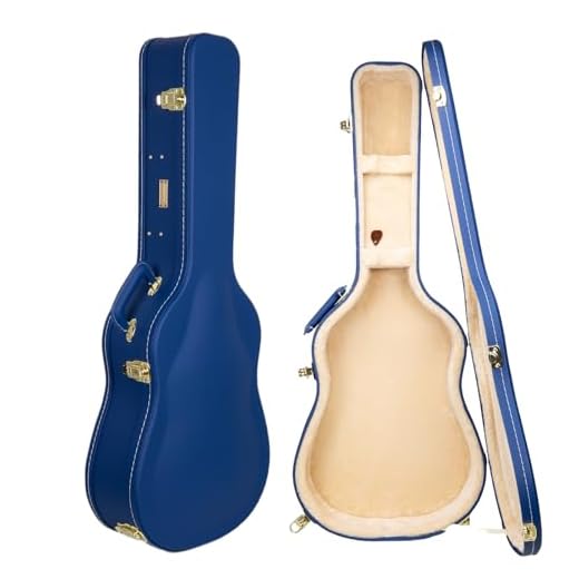 Crossrock Funda Super Jumbo para Guitarra acústica Gibson SJ-200 | Acabado Azul Vibrante, Arco Reforzado, Cerradura de Seguridad, Almacenamiento Oculto - Serie Designer (CRW520SBVB)