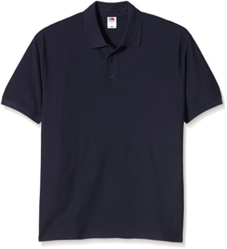 Fruit of the Loom Men's Premium, Heavy Polo Shirt, Deep Navy, Medium