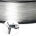 PLA Filament 1.75mm, GEEETECH New 3D Printing Filament PLA for 3D Printer and 3D Pen, 1kg 1 Spool (Transparent)
