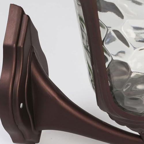 Luz solar impermeable E27 con aplique de aluminio para iluminar exteriores 7