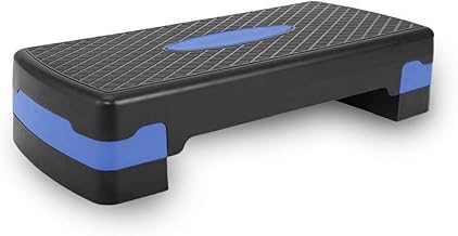Stepper for Exercise at Home| Adjustable Home Gym Exercise Sports & Fitness Aerobic Stepper with Height Adjustments (Blue-Black)
