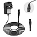 12V for Braun Shaver Charger Cable Series 3, 5, 9, 7, 1 Beard Trimmer and Epilator Silk-Epil 9, 7, 5, Electric Razor 3 Pin Charging Cable UK Plug for 5544, 3040S, 5409, 7220, 5377
