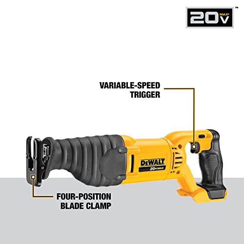 DEWALT 20V MAX Power Tool Combo Kit, 4-Tool Cordless Power Tool Set with 2 Batteries and Charger (DCK423D2) thumbnail 11