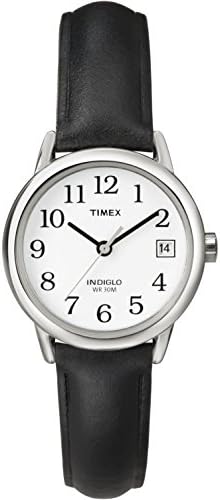 Timex Women's Easy Reader Date Leather Strap Watch [並行輸入品]