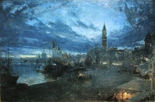 Peinture sur toile Venezia décoration chambre style nordique SERENDIPITP