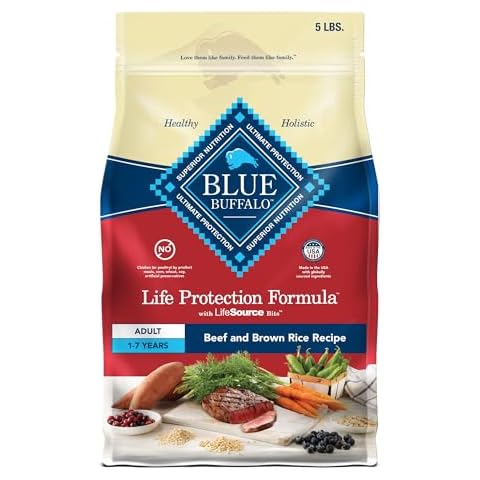 Blue Buffalo Life Protection Formula Natural Adult Dry Dog Food, Beef and Brown Rice Cover