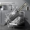 16-Piece-Kitchen-Knife-Block-Set-with-Cutting-Board-German-Stainless-Steel-Knives-Built-In-Sharpener-Dishwasher-Safe-Anti-Slip-Handle-All-in-One-Cutlery-Set-for-HomeKitchen-Black 16-Piece Kitchen Knife Block Set with Cutting Board - German Stainless Steel Knives, Built-In Sharpener, Dishwasher Safe, Anti-Slip Handle - All-in-One Cutlery Set for Home/Kitchen (Black)