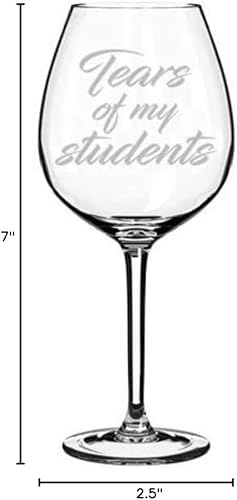 Miniatura 2 de MIP Brand Copa de vino Funny Teacher Tears Of My Students (20 oz Jumbo)