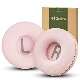 Geekria Cuscinetti auricolari di ricambio in tessuto a rete per cuffie JBL JR300, JR300BT, T450BT, T500BT, Tune 500, Tune 500BT, Tune 510BT, Tune 520BT, colore rosa