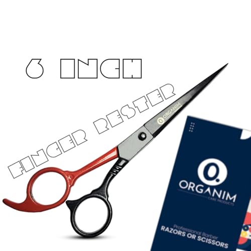 Image of Professional Barber Shaving Razor for Men with Wooden Handle and Stainless Steel Clip Head Razor | Includes Hair Cutting Scissor | Salon-Grade Shaving and Grooming Kit