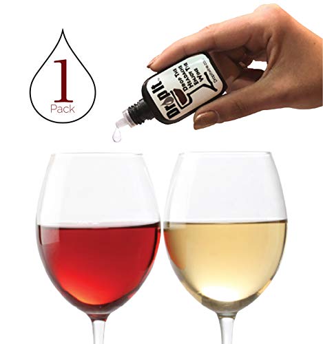 Drop It Wine Drops, 1 Pack – Natural Wine Sulfite Remover and Wine